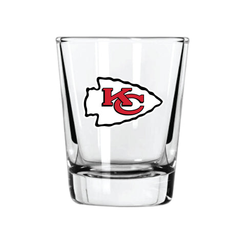 Kansas City Chiefs Shot Glass - Clear Logo