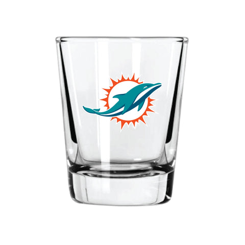 Miami Dolphins Shot Glass - Clear Logo