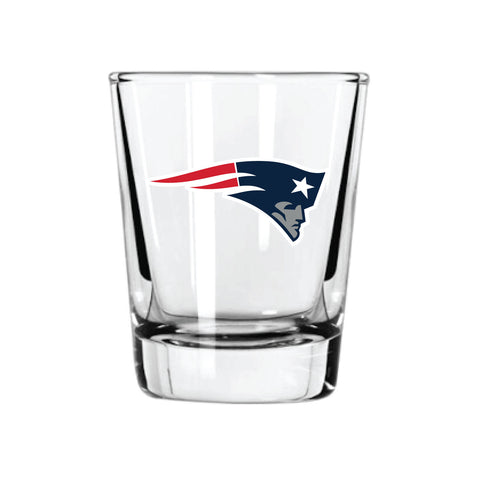 New England Patriots Shot Glass - Clear Logo