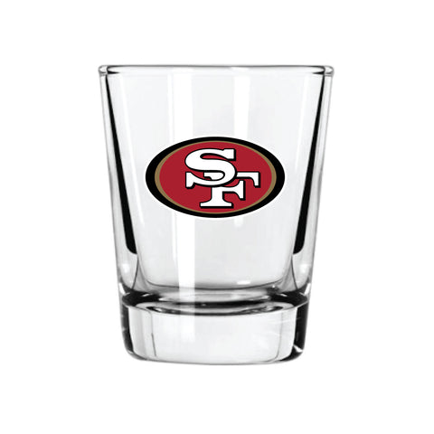San Francisco 49ers Shot Glass - Clear Logo