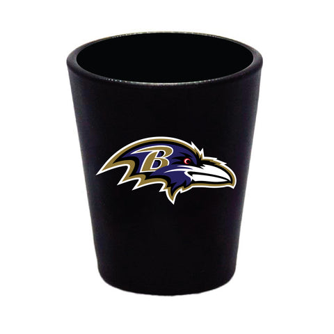 Baltimore Ravens Shot Glass - Matte Black