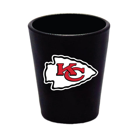 Kansas City Chiefs Shot Glass - Matte Black