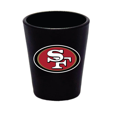 San Francisco 49ers Shot Glass - Matte Black
