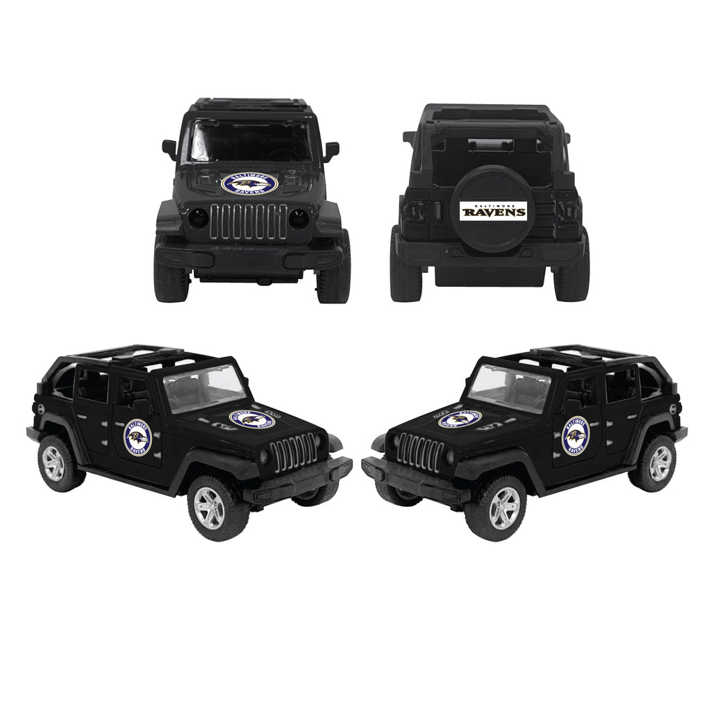 Baltimore Ravens ATV Pullback Jeep Toy Car