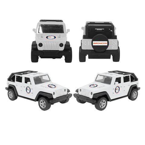 Denver Broncos ATV Pullback Jeep Toy Car