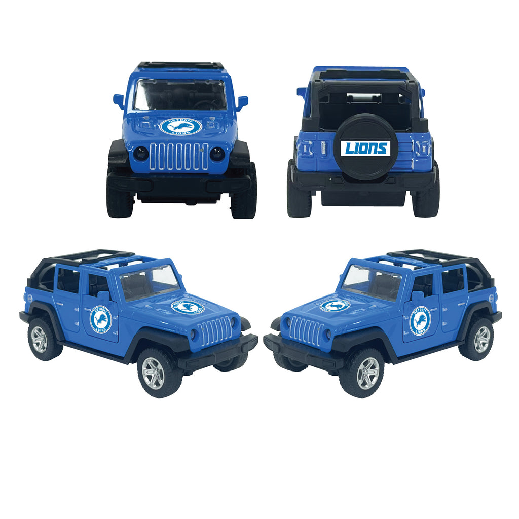 Detroit Lions ATV Pullback Jeep Toy Car