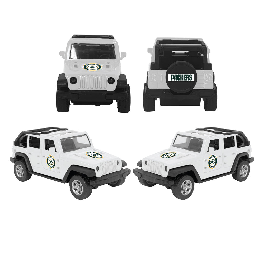 Green Bay Packers ATV Pullback Jeep Toy Car