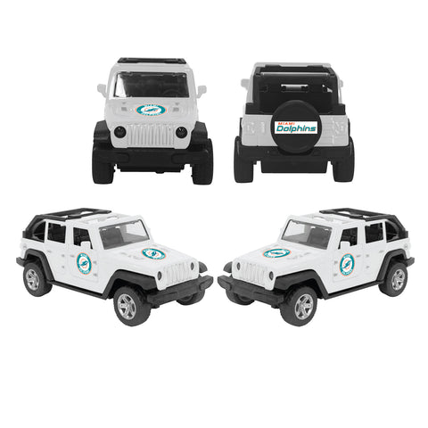 Miami Dolphins ATV Pullback Jeep Toy Car