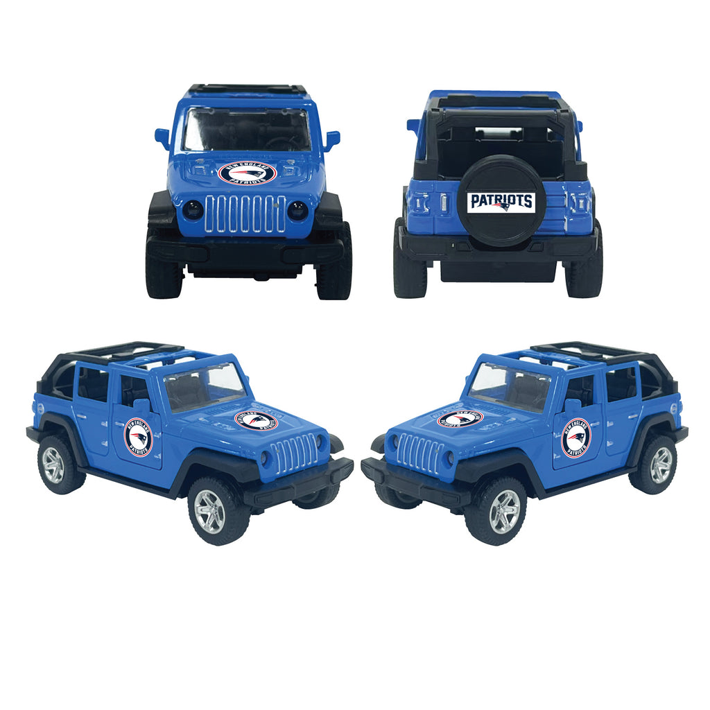 New England Patriots ATV Pullback Jeep Toy Car