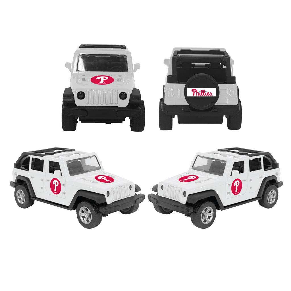 Philadelphia Phillies ATV Pullback Jeep Toy Car