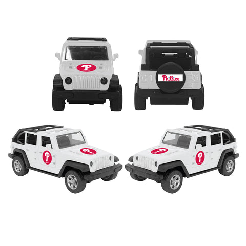 Philadelphia Phillies ATV Pullback Jeep Toy Car