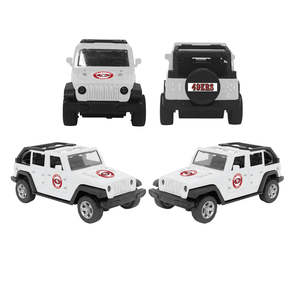 San Francisco 49ers ATV Pullback Jeep Toy Car