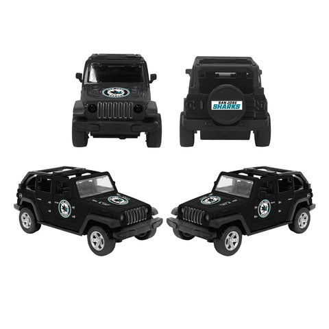 San Jose Sharks ATV Pullback Jeep Toy Car