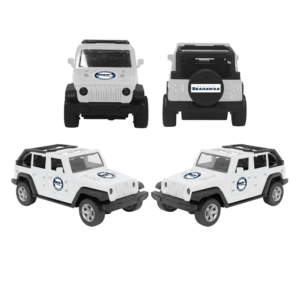 Seattle Seahawks ATV Pullback Jeep Toy Car