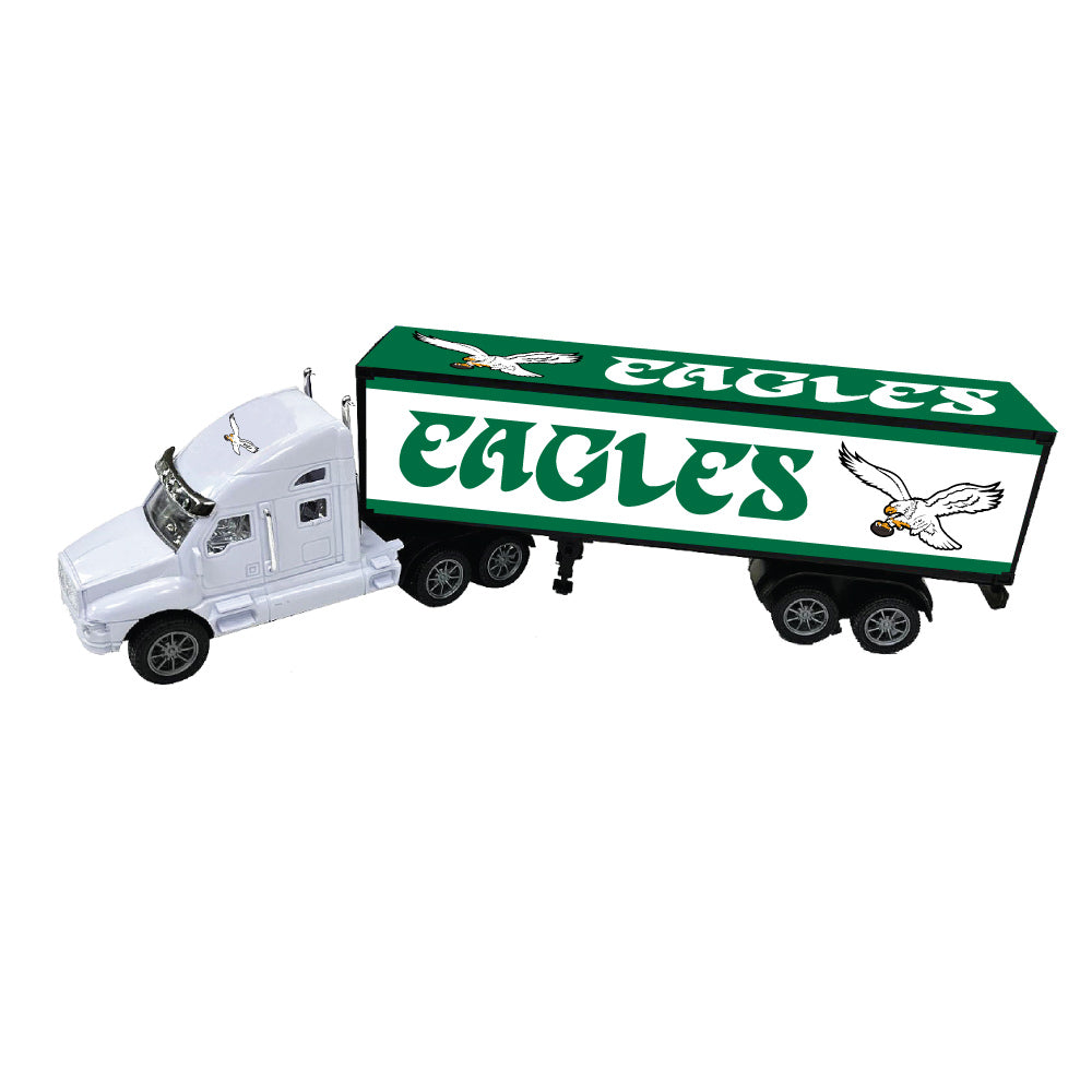 Philadelphia Eagles Retro 18-Wheeler Big Rig Toy Truck