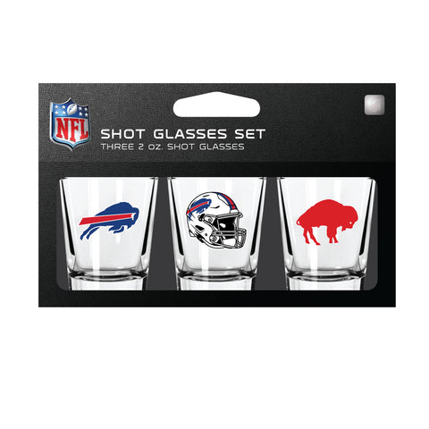 Buffalo Bills 3pc Shot Glass Set