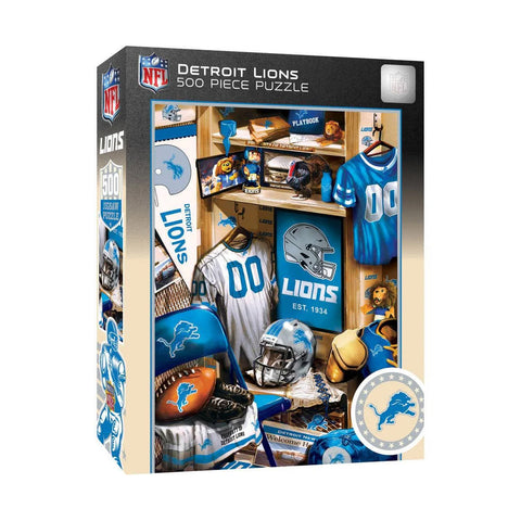 Detroit Lions 500pc Locker Room Puzzle