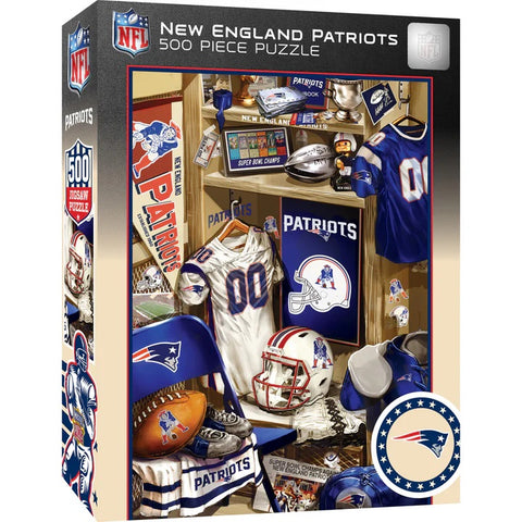 New England Patriots 500pc Locker Room Puzzle