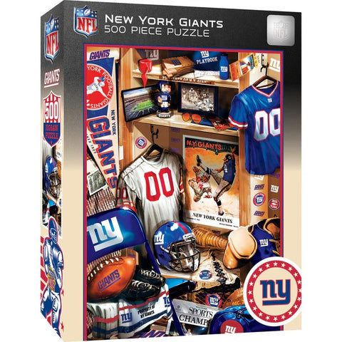 New York Giants 500pc Locker Room Puzzle