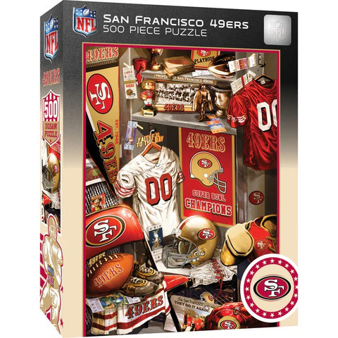 San Francisco 49ers 500pc Locker Room Puzzle
