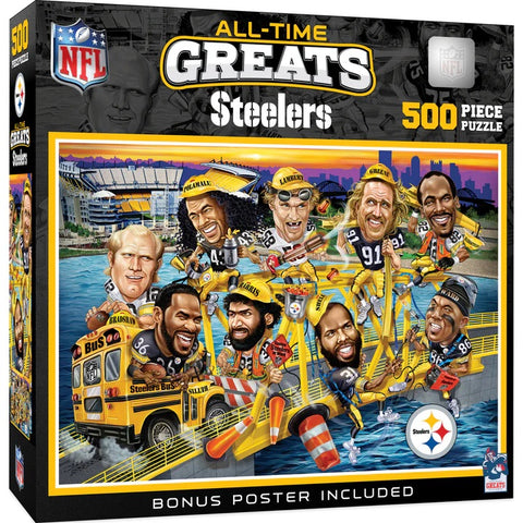 Pittsburgh Steelers 500pc All Time Greats Puzzle