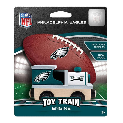 Philadelphia Eagles Wood Train Engine Toy