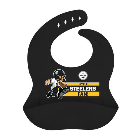 Pittsburgh Steelers Silicone Baby Bib