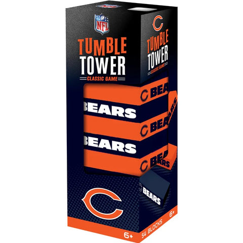 Chicago Bears Tumble Tower Jenga Game