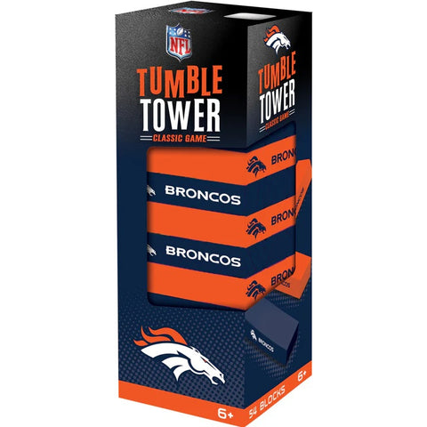 Denver Broncos Tumble Tower Jenga Game