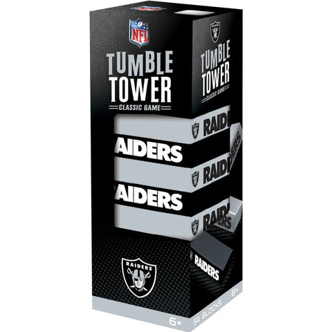 Las Vegas Raiders Tumble Tower Jenga Game