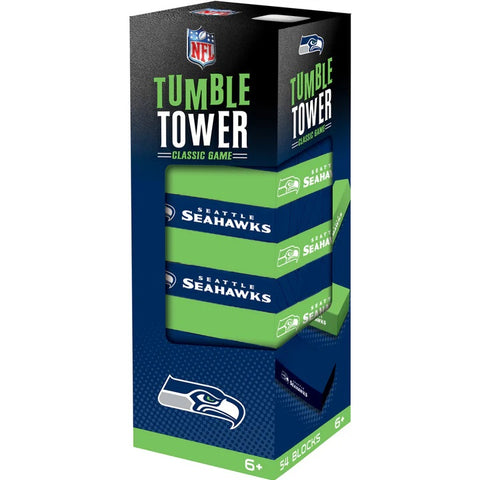 Seattle Seahawks Tumble Tower Jenga Game