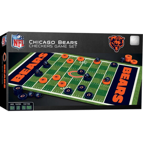 Chicago Bears Checkers Set