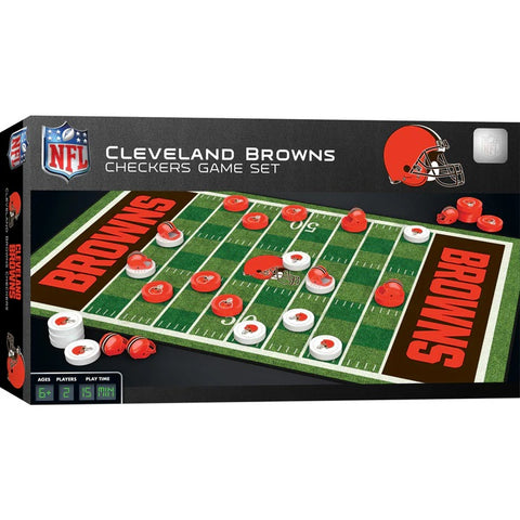 Cleveland Browns Checkers Set