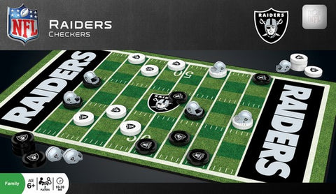 Las Vegas Raiders Checkers Set