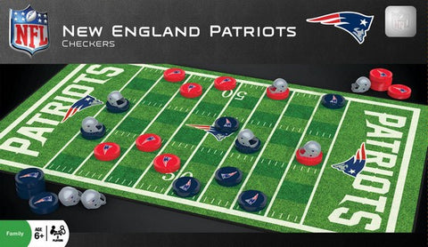 New England Patriots Checkers Set