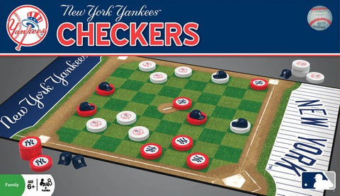 New York Yankees Checkers Set