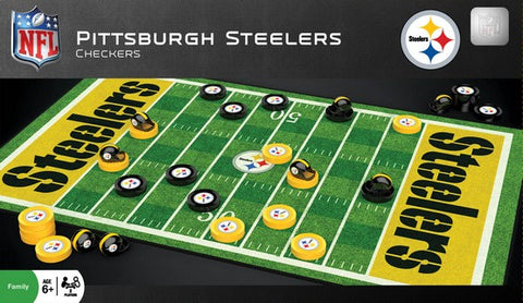 Pittsburgh Steelers Checkers Set