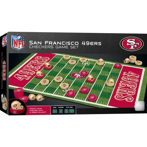 San Francisco 49ers Checkers Set