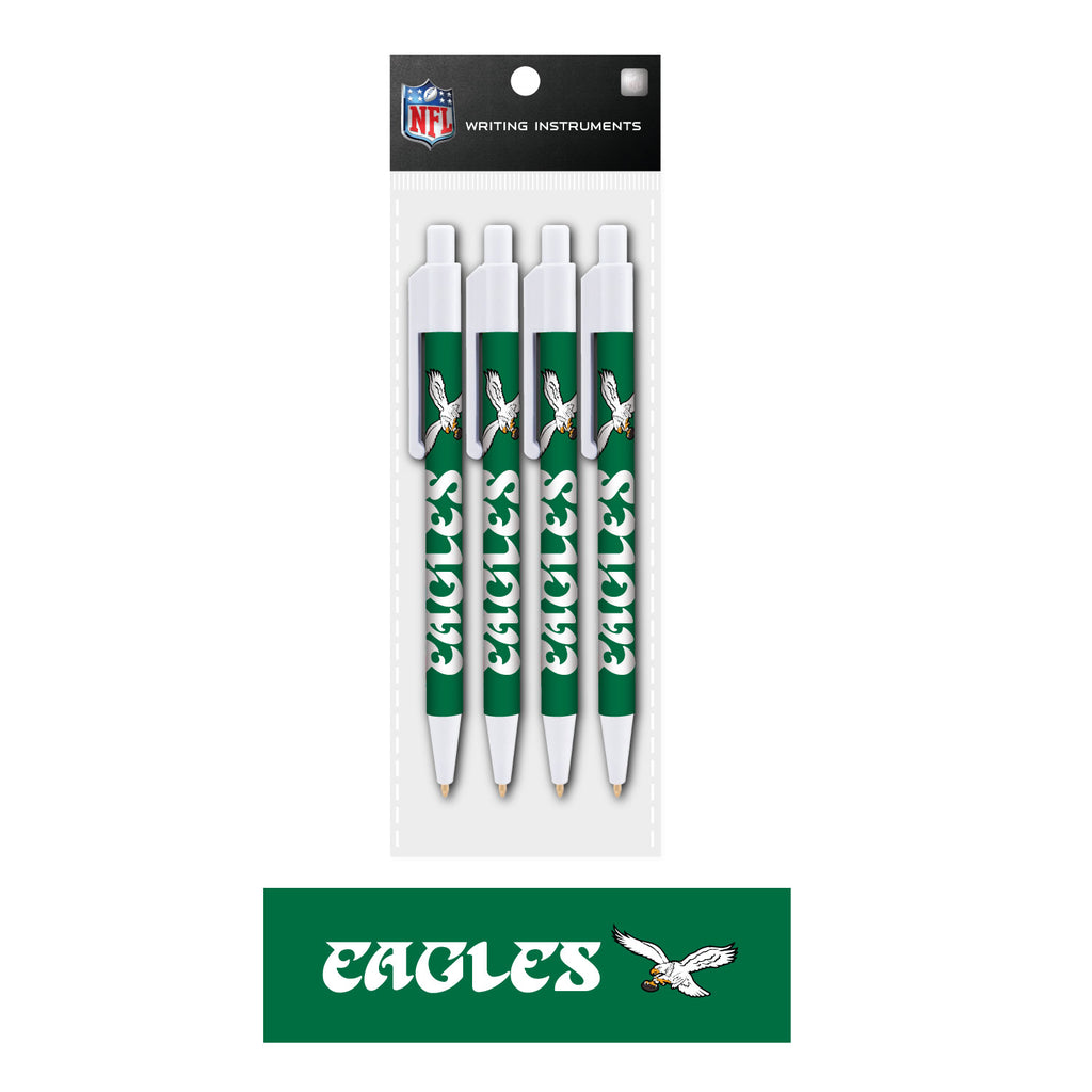 Philadelphia Eagles Retro 4 Pack Cool Color Pens