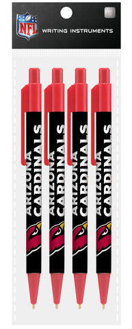 Arizona Cardinals 4 Pack Cool Color Pens