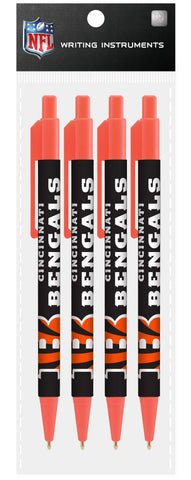 Cincinnati Bengals 4 Pack Cool Color Pens