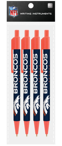 Denver Broncos 4 Pack Cool Color Pens