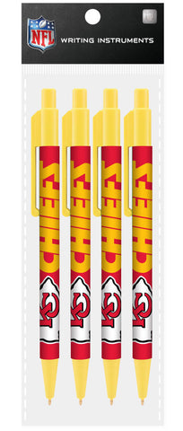 Kansas City Chiefs 4 Pack Cool Color Pens