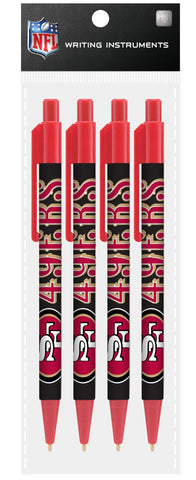 San Francisco 49ers 4 Pack Cool Color Pens