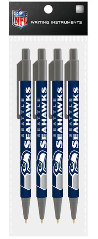Seattle Seahawks 4 Pack Cool Color Pens