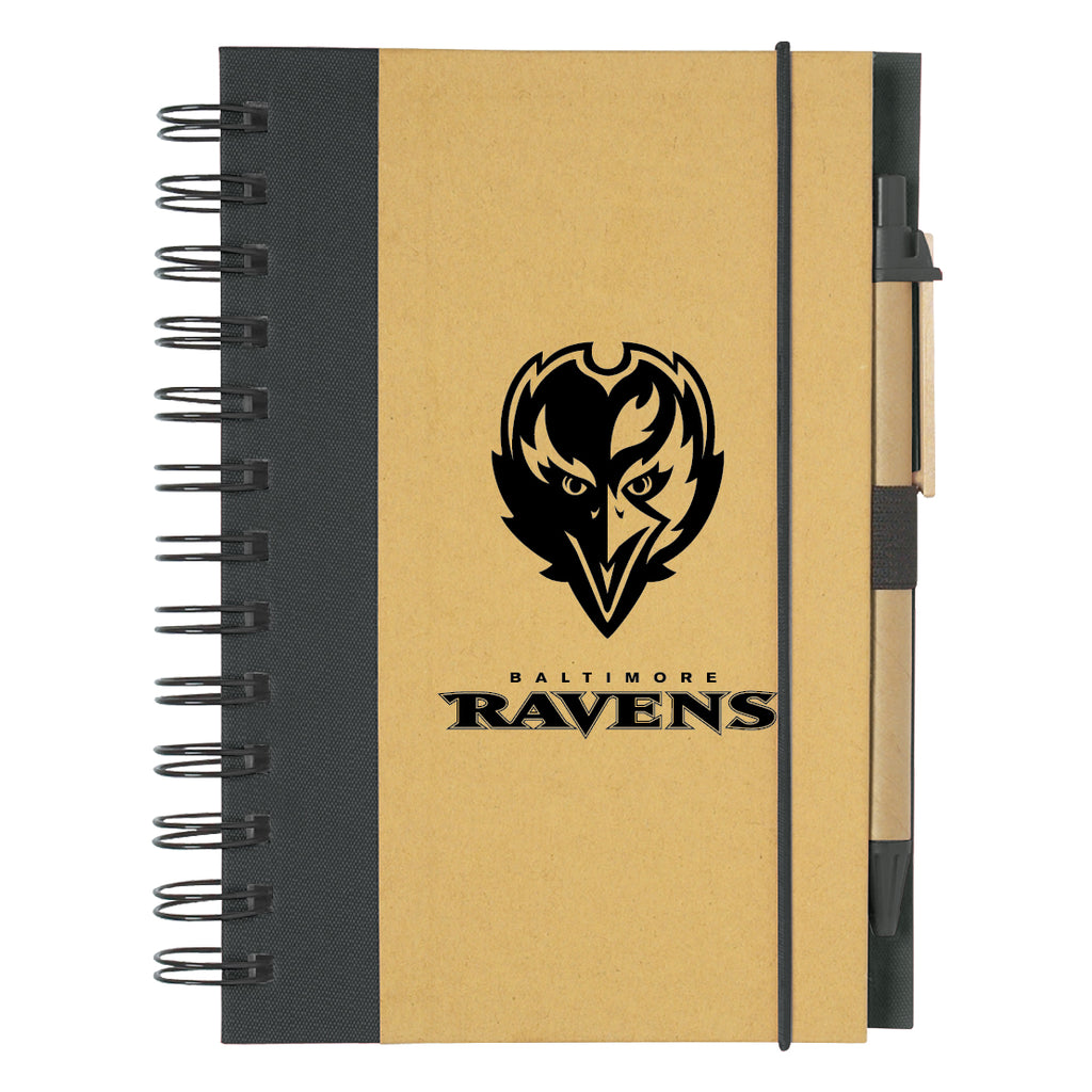 Baltimore Ravens Eco-Inspired 5" x 7" Notebook & Pen
