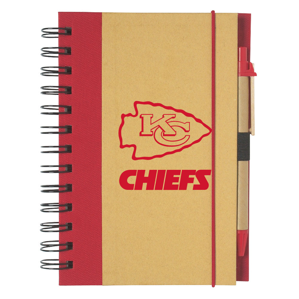 Kansas City Chiefs Eco-Inspired 5" x 7" Notebook & Pen