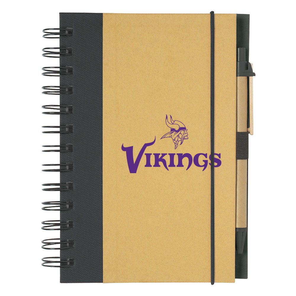 Minnesota Vikings Eco-Inspired 5" x 7" Notebook & Pen
