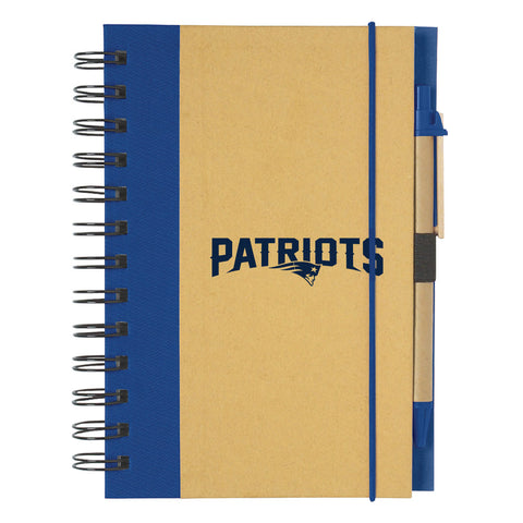 New England Patriots Eco-Inspired 5" x 7" Notebook & Pen