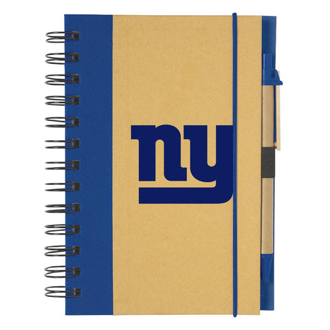 New York Giants Eco-Inspired 5" x 7" Notebook & Pen